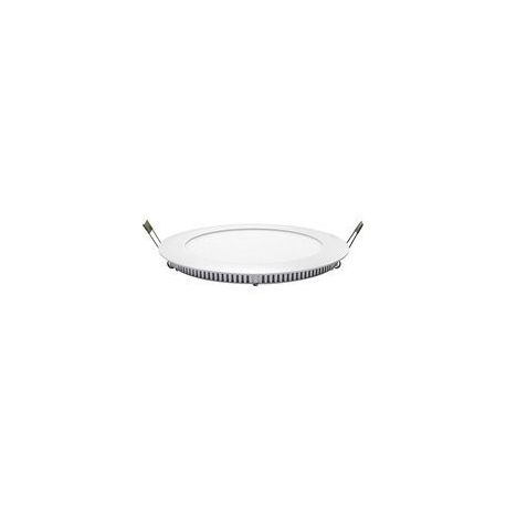 Downlight LED Ø240mm DIMMABLE, 1000lm, 3000K, Angle Faisceau 120°, 16W 12-24V DC, Blanc