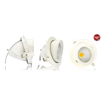 LED PLAFOND CIRCULAIRE ORIENTABLE 10W 3000°K