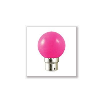 Ampoule LED Vision-EL Globe B22 1W rose 7646C