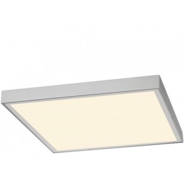 I-VIDUAL LED Panel pour plafond à dalles, 62x62cm, gris argent, 4000K