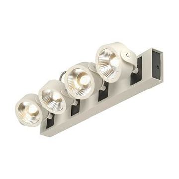 KALU LED 4 applique/plafonnier, blanc/noir, LED 60W, 3000K, 24°