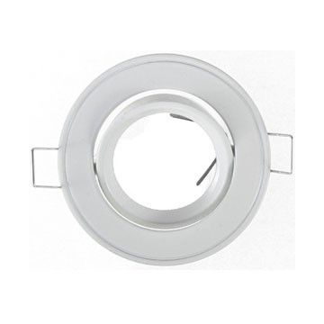 Support Plafond Orientable Vision-EL blanc rond diamètre 86mm