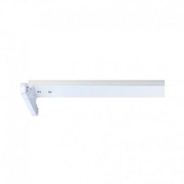 T8 SUPPORT DOUBLE TUBES 1200mm BLANC