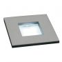 MINI FRAME LED encastré, carré, gris argent, 0,23W, LED 6500K