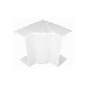 ANGLE INT VARIABLE P/GOULOTTE 40X40 BLANC