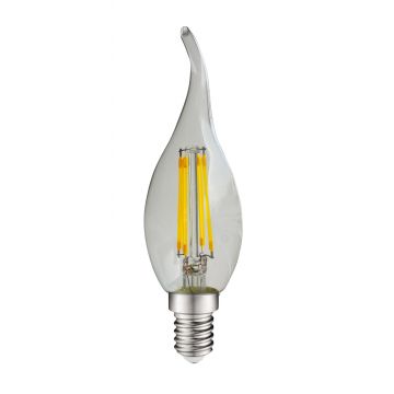 Ampoule LED E14 4W 4000K coup de vent à filament 7125