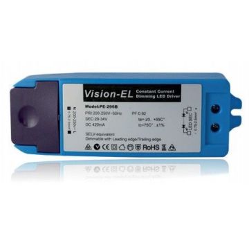 Alimentation électronique pour LED Vision-EL 18W 29-34V dimmable 420 mA max