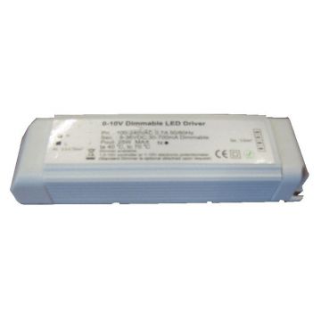 Dimmable driver 1-10V variation exclusively 25W max